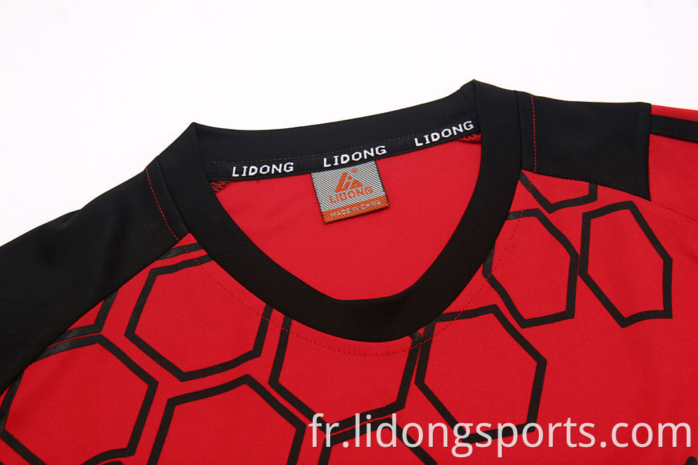 Uniformes de maillot de football personnalisé, Soccer en maillot chinois